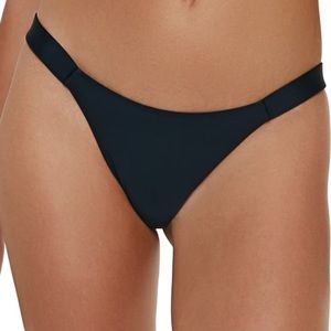 VIX Swimwear Fany Details Bikini Bottom, Black, Large, $98